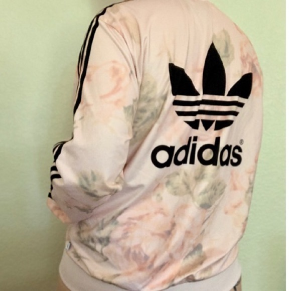 Adidas Pink Floral Jacket 
